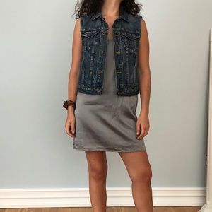Madewell jean vest